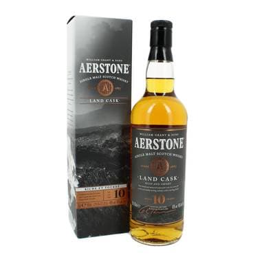 Aerstone Whisky Single Malt Land Cask 10 ans 40°, 70cl