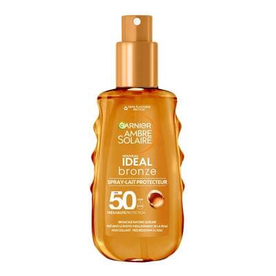 Ambre Solaire Crème solaire Spray Corps Spf 50+ Idéal Bronzage, 150ml