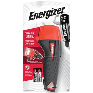 Energizer Lampe Torche impact rubber LED + 2 Piles AA