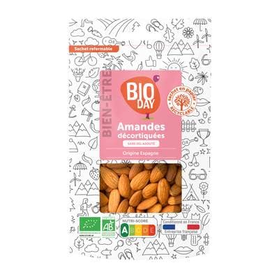 Bioday Amande décortiquée bio, 125g