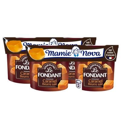 Mamie Nova Gourmand caramel et beurre salé, Lot de 2 - 2x150g