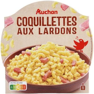 Auchan Coquillette aux Lardons, 300g