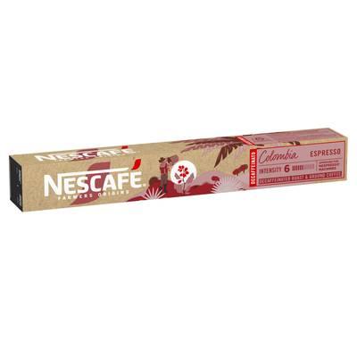 Nescafé Farmers Origins  - Café Colombia Espresso Decaffeinato - intensité 6
