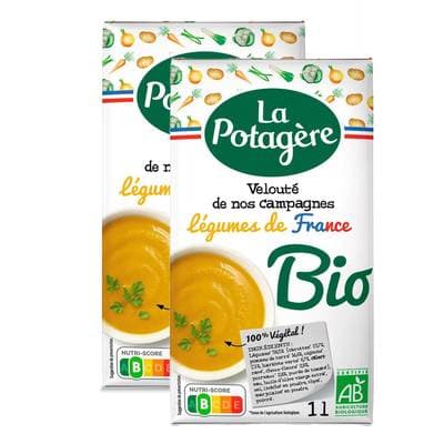 2050000419591 - La Potagère - Soupe Velouté de nos campagnes Bio- Légumes de France