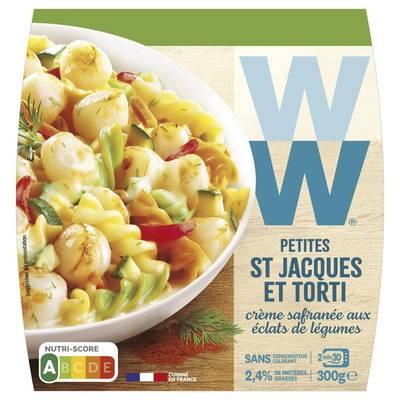 WW - Petites Saint-Jacques, Torti Crème Safranée et Légumes
