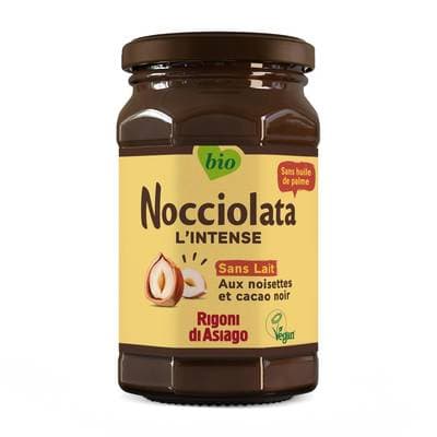 Nocciolata Rigoni Di Asiago Pâte à Tartiner Cacao et Noisettes Nocciolata sans Lait BIO, 250g