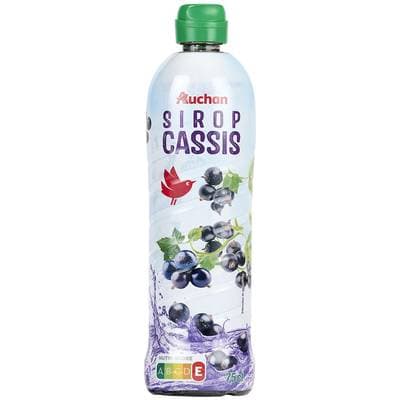 Auchan Sirop cassis, 75cl