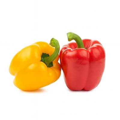 Les Paysans Bio Poivron Panaché Bio, Filet de 2 Pièces