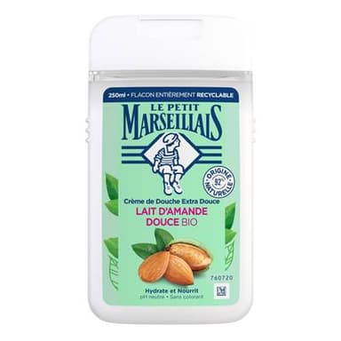 Le Petit Marseillais Crème de Douche Extra Douce Lait D'Amande Douce BIO, 250ml