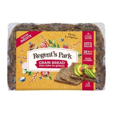 Regent's Park Grain Bread, Pain Riche en Graine, 300g