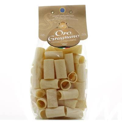 L'Oro Di Gragnano Pâtes Paccheri artisanales de Naples IGP Premium, 500g