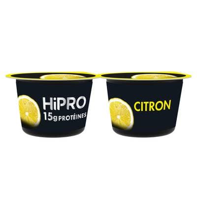 HiPRO Yaourt citron protéiné 0%mg, 2x160g