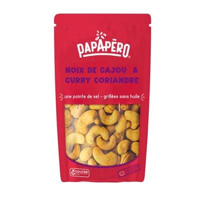 Papapéro Noix de cajou & curry-coriandre, 100g