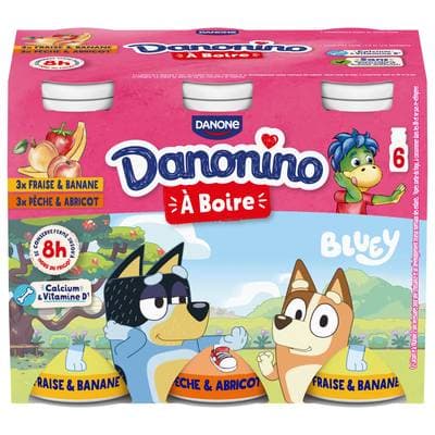 Danonino Yaourts à boire panachés, 6x100g
