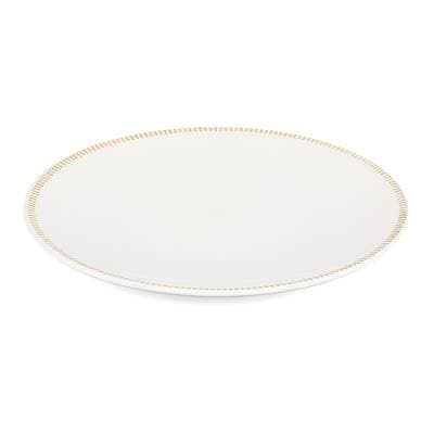 Collection Linea Assiette plate 21cm beige Linea, 1 pièce
