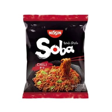Nissin Nouilles sautées japonaises Soba Chili en sachet, 111g