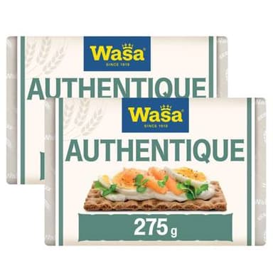 Wasa Tartine Croustillante Authentique, Lot de 2x275g