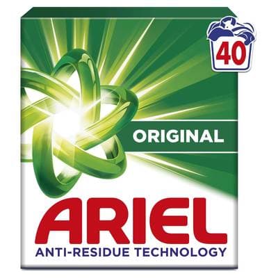 Ariel Lessive poudre original 40 lavages, 2,2kg