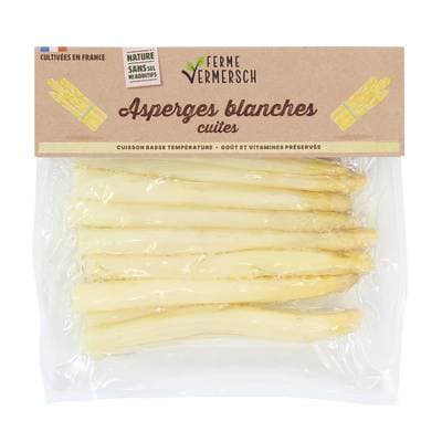 Ferme Vermersch Asperges Blanches Cuites, 190g