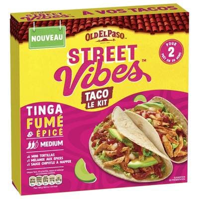 Old el Paso Kit Street Vibes - Taco Tinga fumé et épicé, 257g