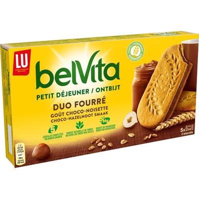 Belvita - Biscuit P'tit déj Duo fourré choco noisette