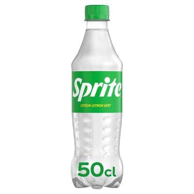 Sprite Boisson gazeuse aromatisée citron citron vert, 50cl