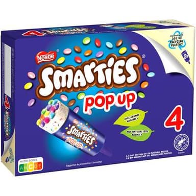 Smarties Smarties Pop Up, 4 bâtonnets - 208g