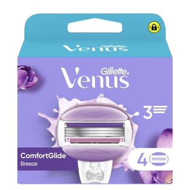 Gillette Venus Lame de rasoir ComfortGlide Breeze Venus, 4 lames