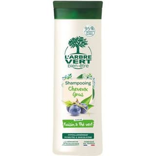L'Arbre Vert Bien-Etre Shampooing détox aux extraits de raisin et de thé vert pour cheveux gras, 250ml