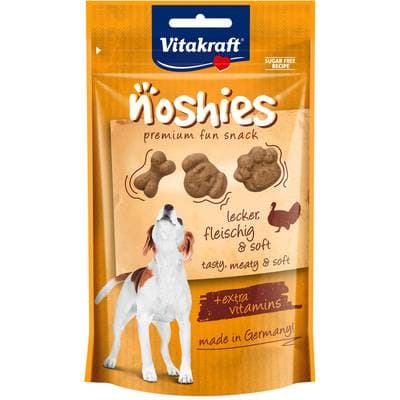 Vitakraft Noshies Dinde - Friandise Récompense pour chien, 90g