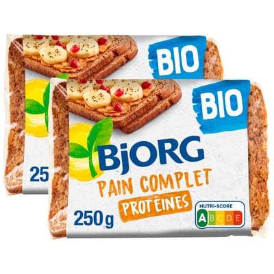 Bjorg Pain Complet Proteine Bio, Lot de 2x250g