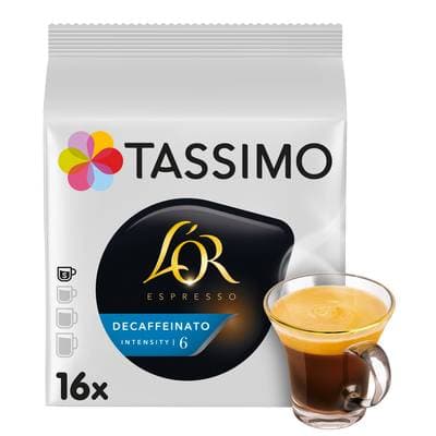 Tassimo L'or expresso décaféiné, 16 dosettes
