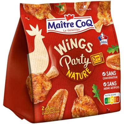 Maître Coq Wings Party Nature, 400g