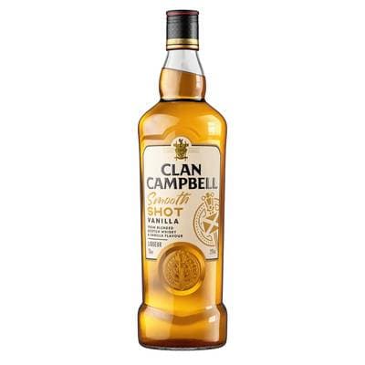 Clan Campbell Liqueur de whisky aromatisée vanille 25°, 70cl