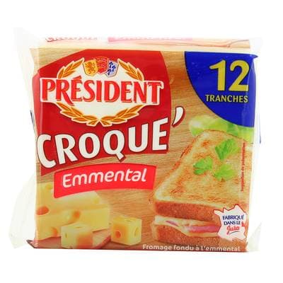 Président Croque Emmental, 12 tranches