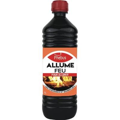 Phébus Allume Feu barbecue et cheminée, 1L