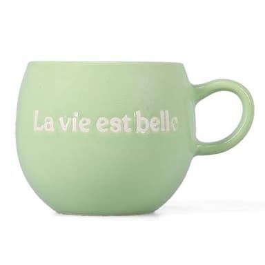 Collection Muggie Chope 42cl La vie est belle vert, 1 pièce
