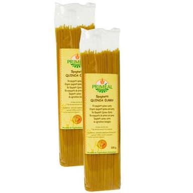 Priméal Spaghetti quinoa curry, bio, Lot de 2x500g