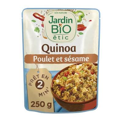 Jardin Bio Etic Quinoa émincés de poulet sésame bio, 250g
