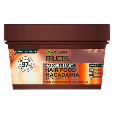 Garnier - Fructis Masque lissant hair food macadamia, 320ml