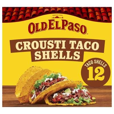 Old el Paso 12 Crousti Taco Shells, 135g