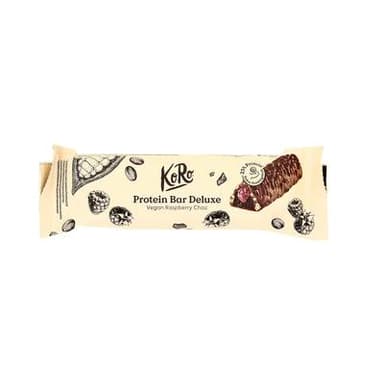 Koro Barre protéinée Deluxe vegan framboise - chocolat, 55g