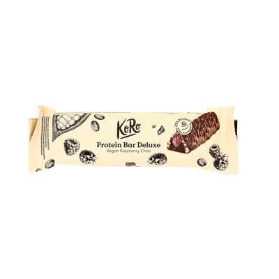 Koro Barre protéinée Deluxe vegan framboise - chocolat, 55g