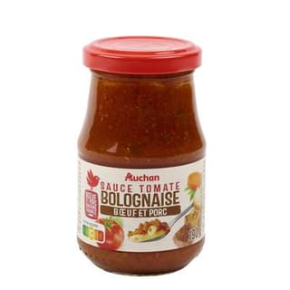 Auchan Sauce bolognaise Boeuf et Porc, 190g