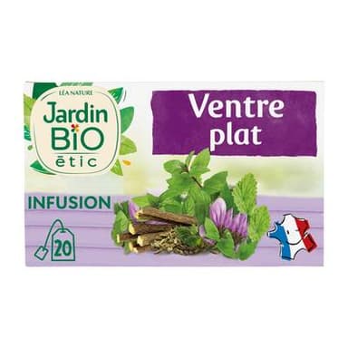 Jardin Bio Etic Infusion Ventre Plat Menthe Anis Bio- 20 sachets, 30g