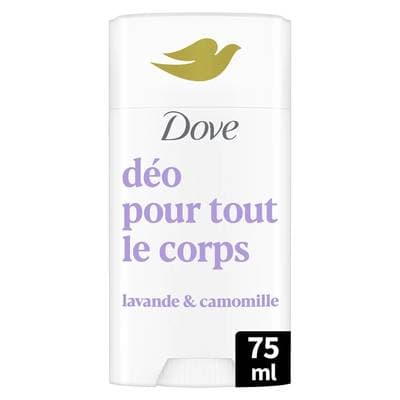 Dove Déodorant stick 0% Alcool Lavande et Camomille, 75ml