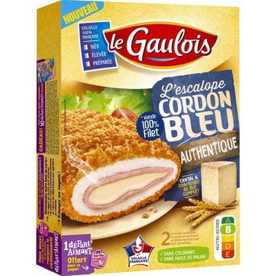 Le Gaulois Cordon Bleu authentique, 2x100g