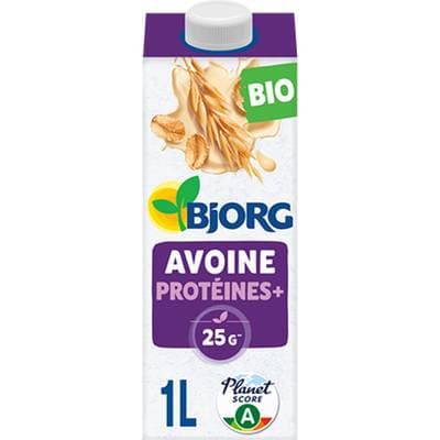 Bjorg Boisson Végétale Avoine Protéine + Bio, 1L