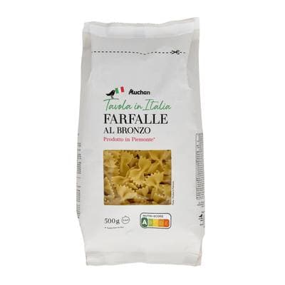 Auchan Tavola In Italia Pâtes Farfalle al Bronzo Premium, 500g