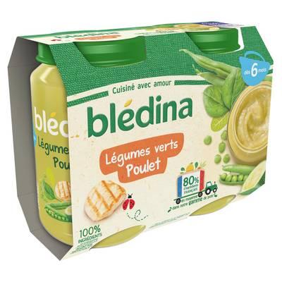 Blédina - Légumes Verts et Poulet Pot Bébé Dès 6 mois
